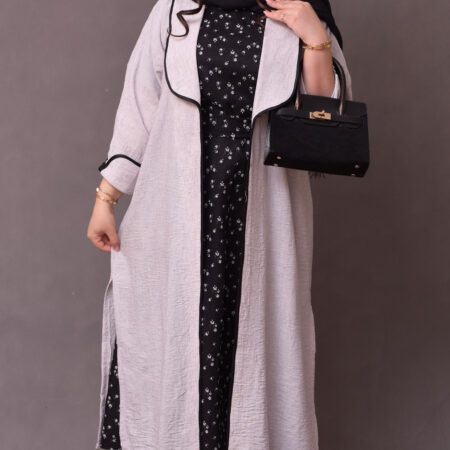 ست مانتو پیراهن شکوفه