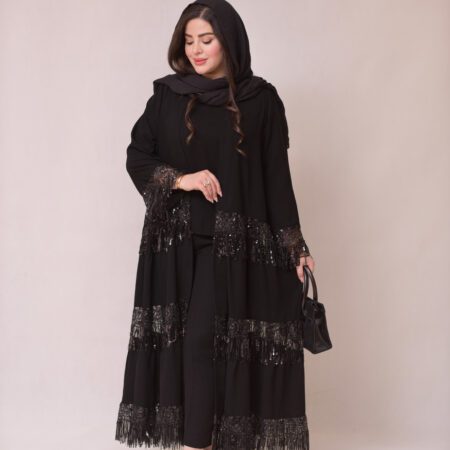 مانتو مشکی آیرین