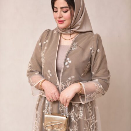 ست کراپ کت و دامن بوته