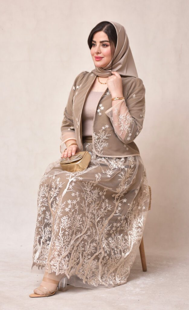 ست کراپ کت و دامن بوته