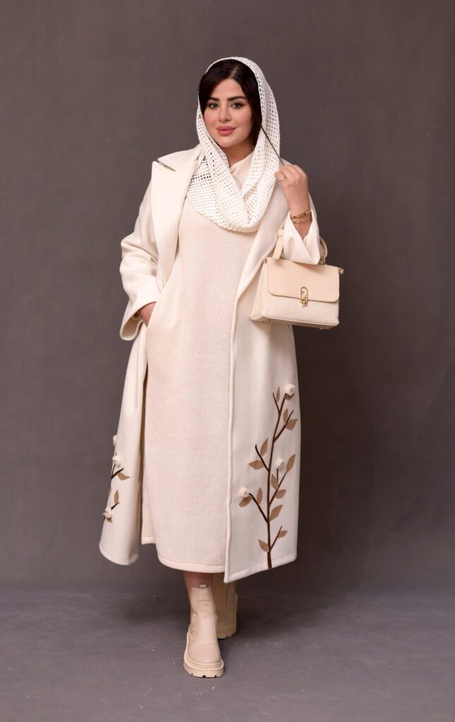 پالتو گل پنبه🤍🍂