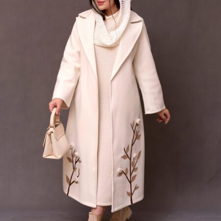 پالتو گل پنبه🤍🍂