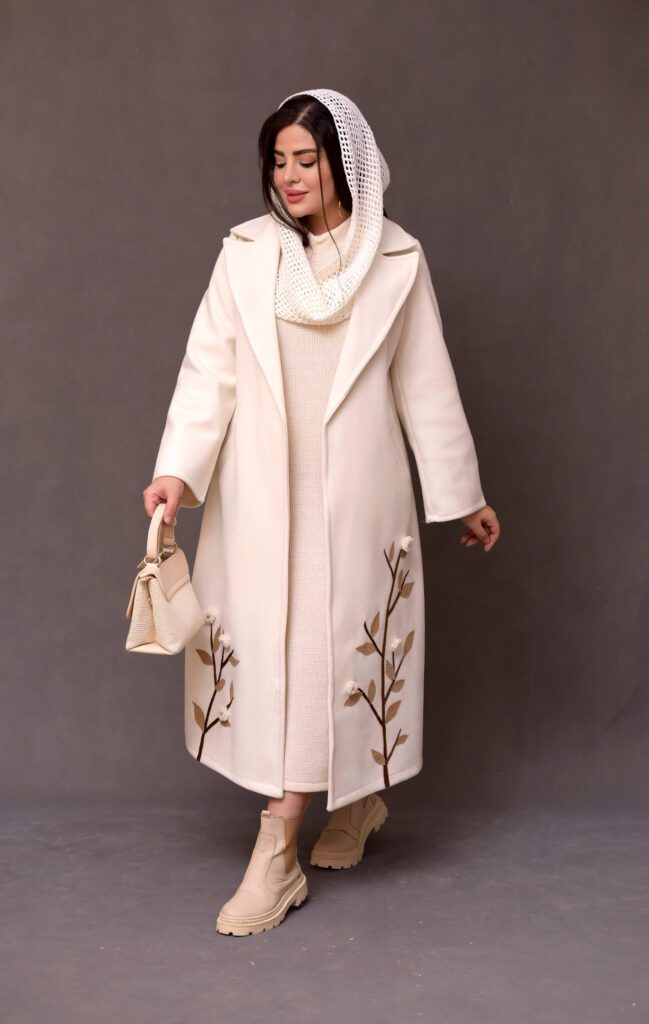پالتو گل پنبه🤍🍂