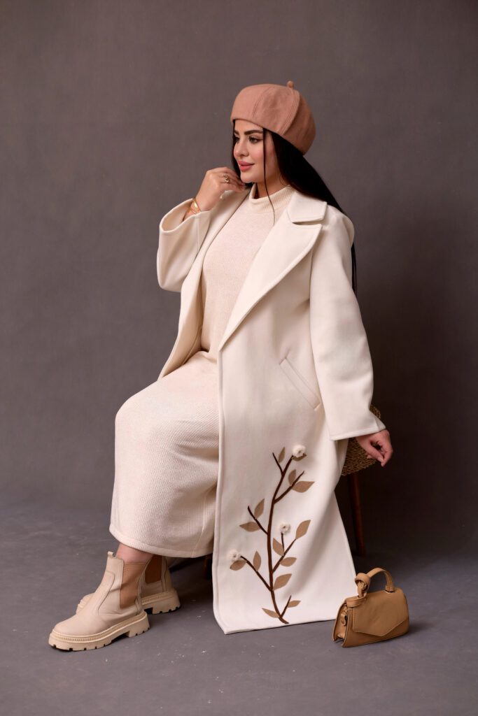 پالتو گل پنبه🤍🍂