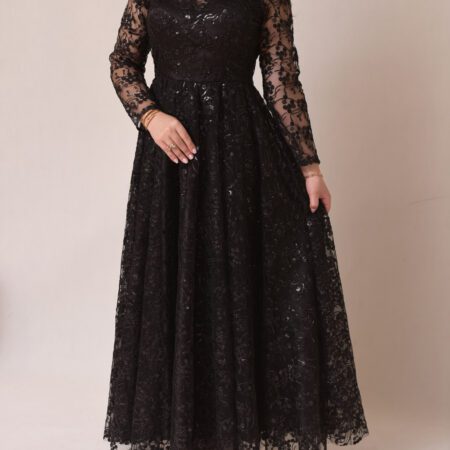 پیراهن مجلسی« ماه ناز»✨🖤