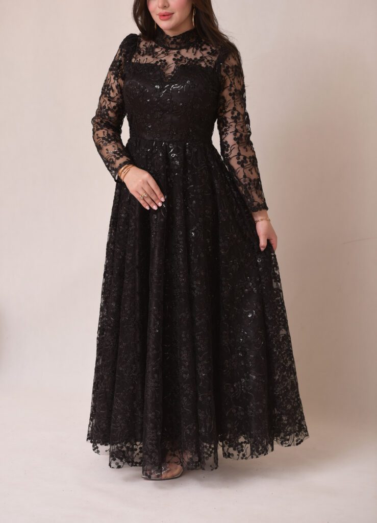 پیراهن مجلسی« ماه ناز»✨🖤