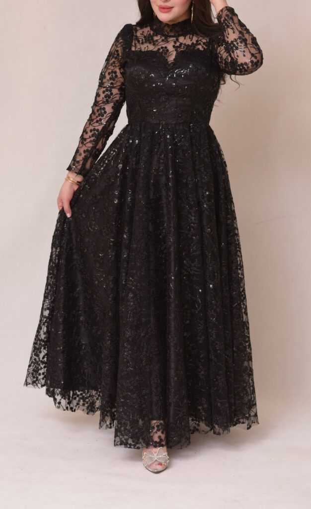 پیراهن مجلسی« ماه ناز»✨🖤