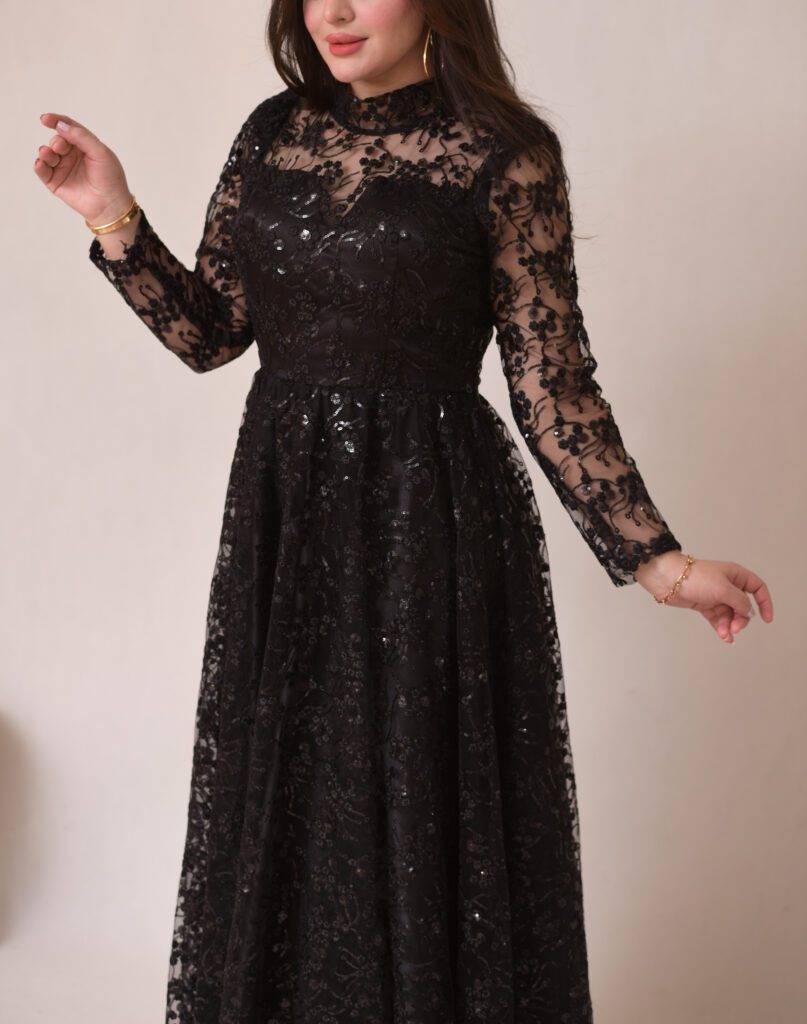 پیراهن مجلسی« ماه ناز»✨🖤